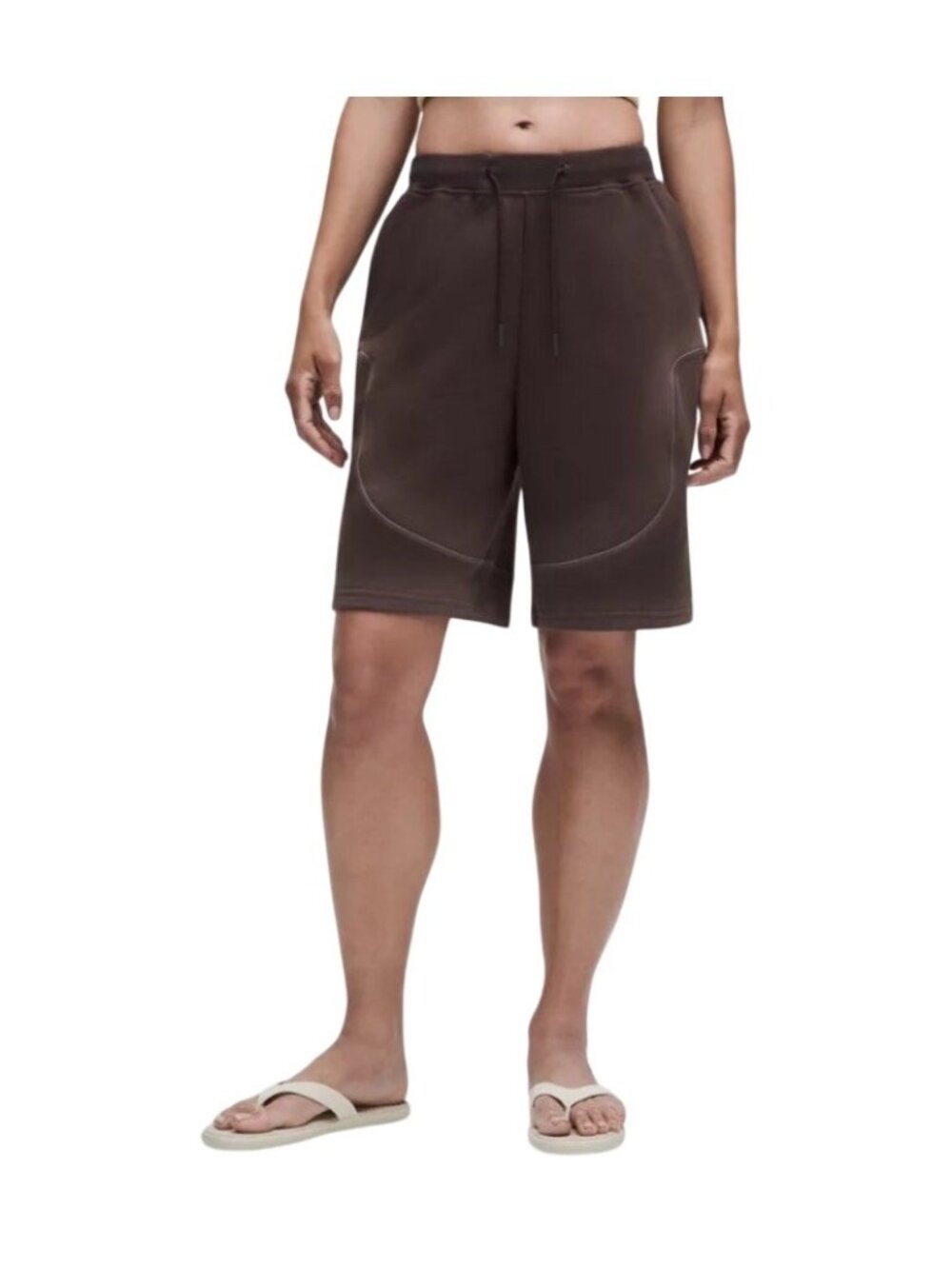 Lululemon Faded French Terry Mid-Rise Short 9" SLNSH Collection Womens Large NWT